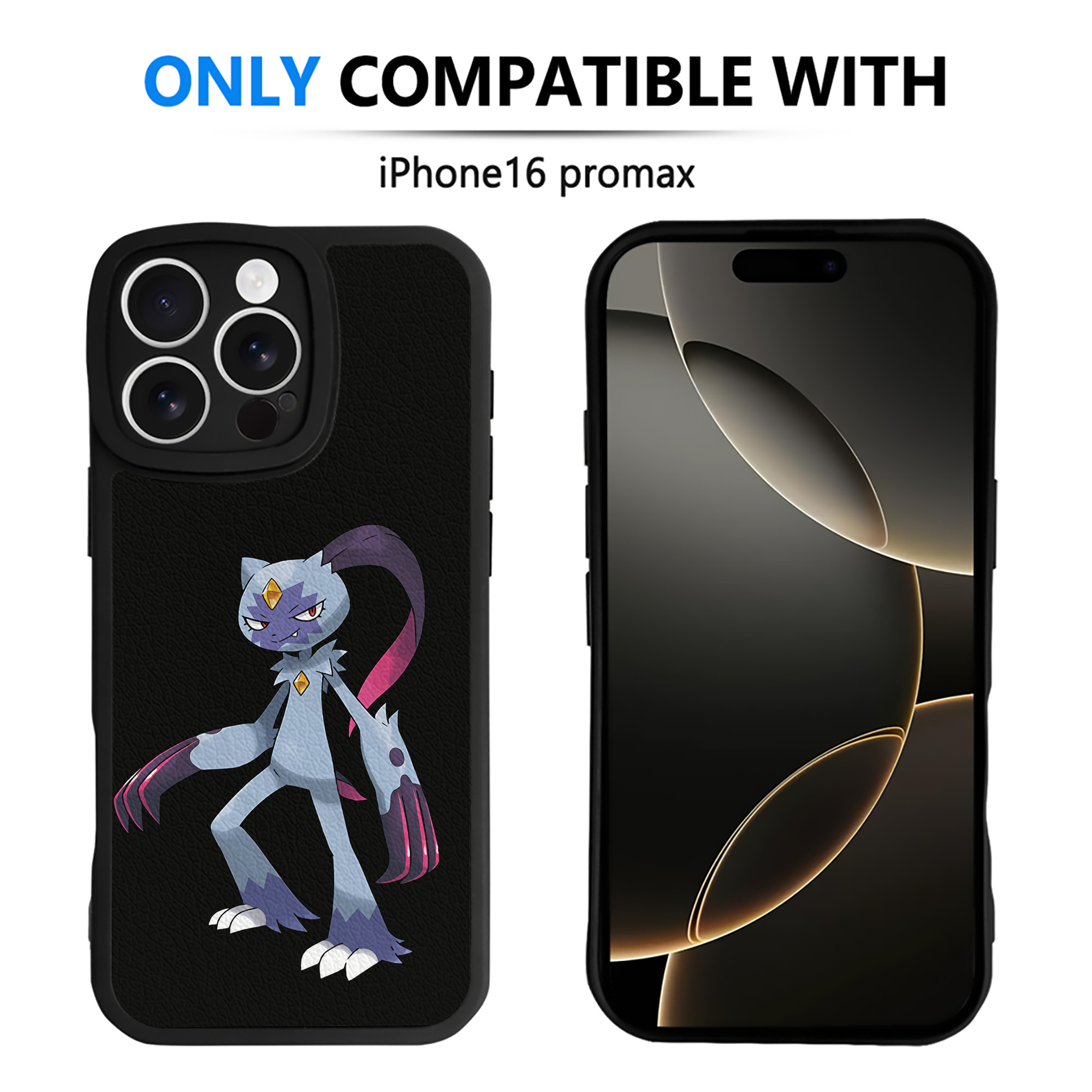 （画像用） ポケットモンスター Pokémon 【iPhone 16シリーズ対応】シリコンスマホケース（レザー調） 材質：シリコン